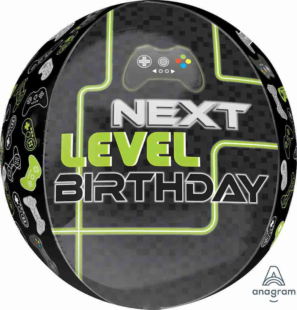 Globo Mylar Orbz Gamer