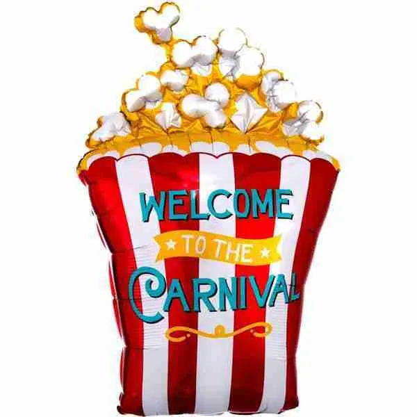 Globo Mylar Popcorn Gigante