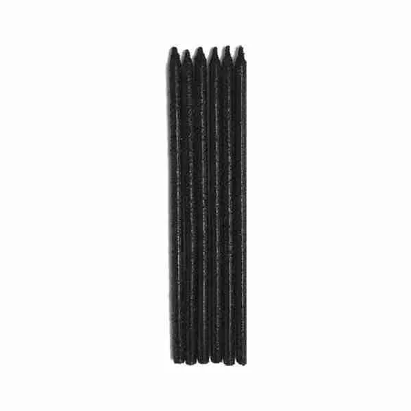 Velas Negras Brillantes